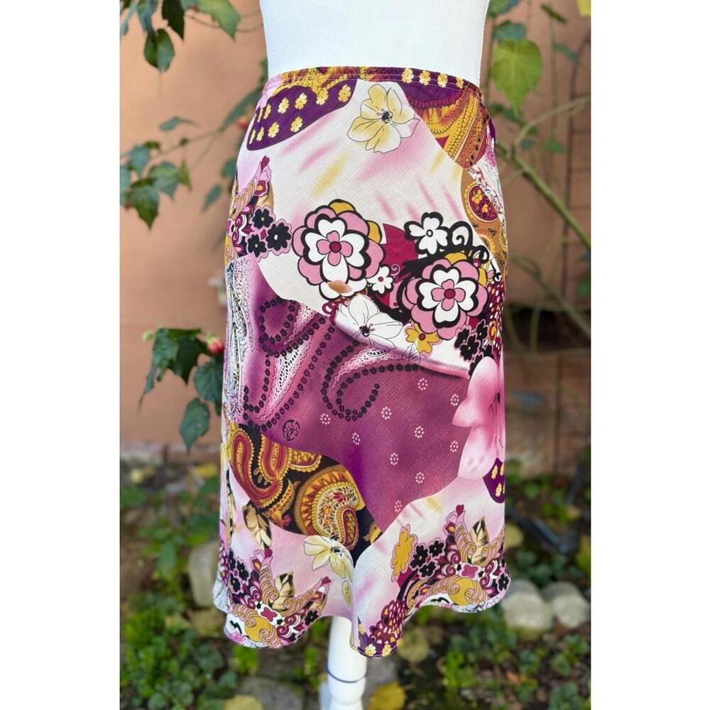 Baranda Vintage Funky Floral Paisley Boho Hippie, Gypsy, Skirt Size L